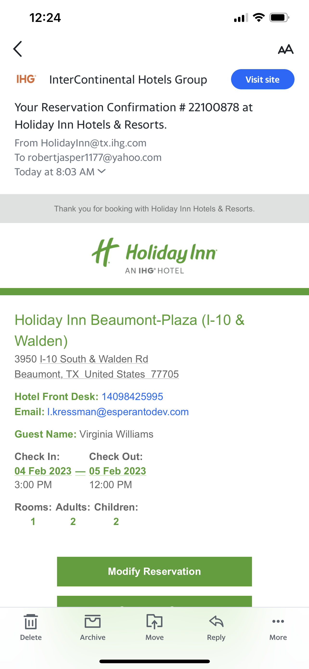 Holiday Inn Complaints Email & Phone Resolver UK